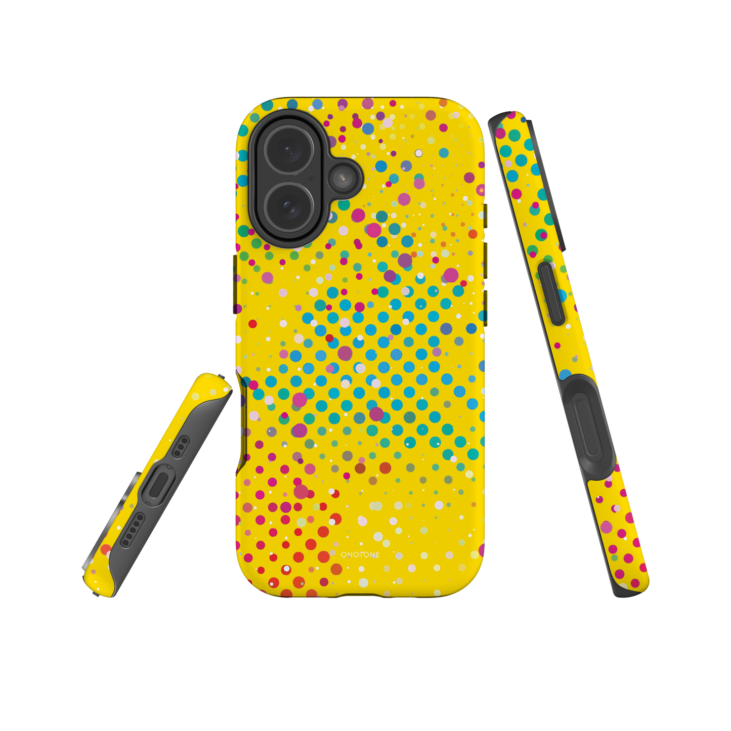 Yellow Polka Dot iPhone case (BD-108)