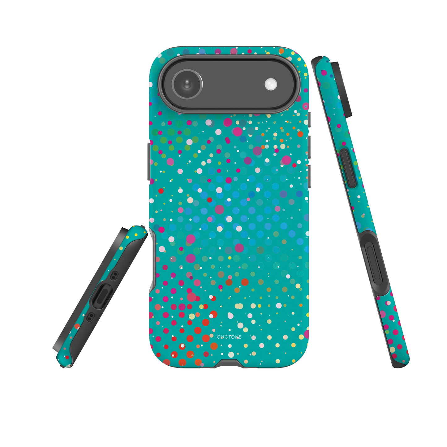 Light Sea Green Polka Dot iPhone 17 Pro (MagSafe) Case