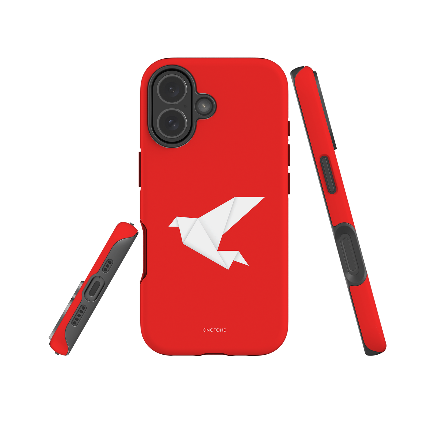 Dual Layer red modern iPhone® Case ( MD-1449)