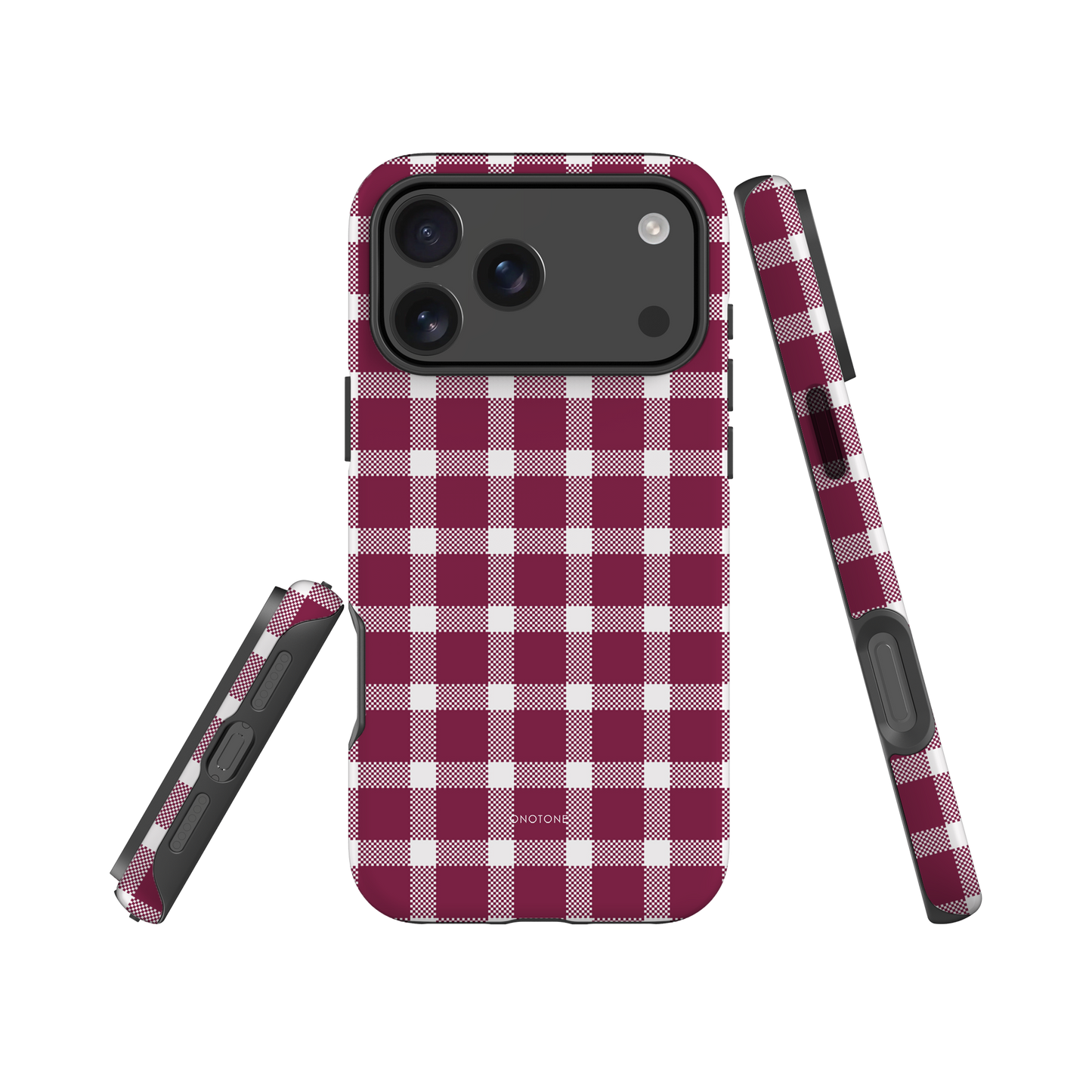 Yellow Plaid iPhone Case – Durable, Stylish & Shockproof Protection (BP-216)