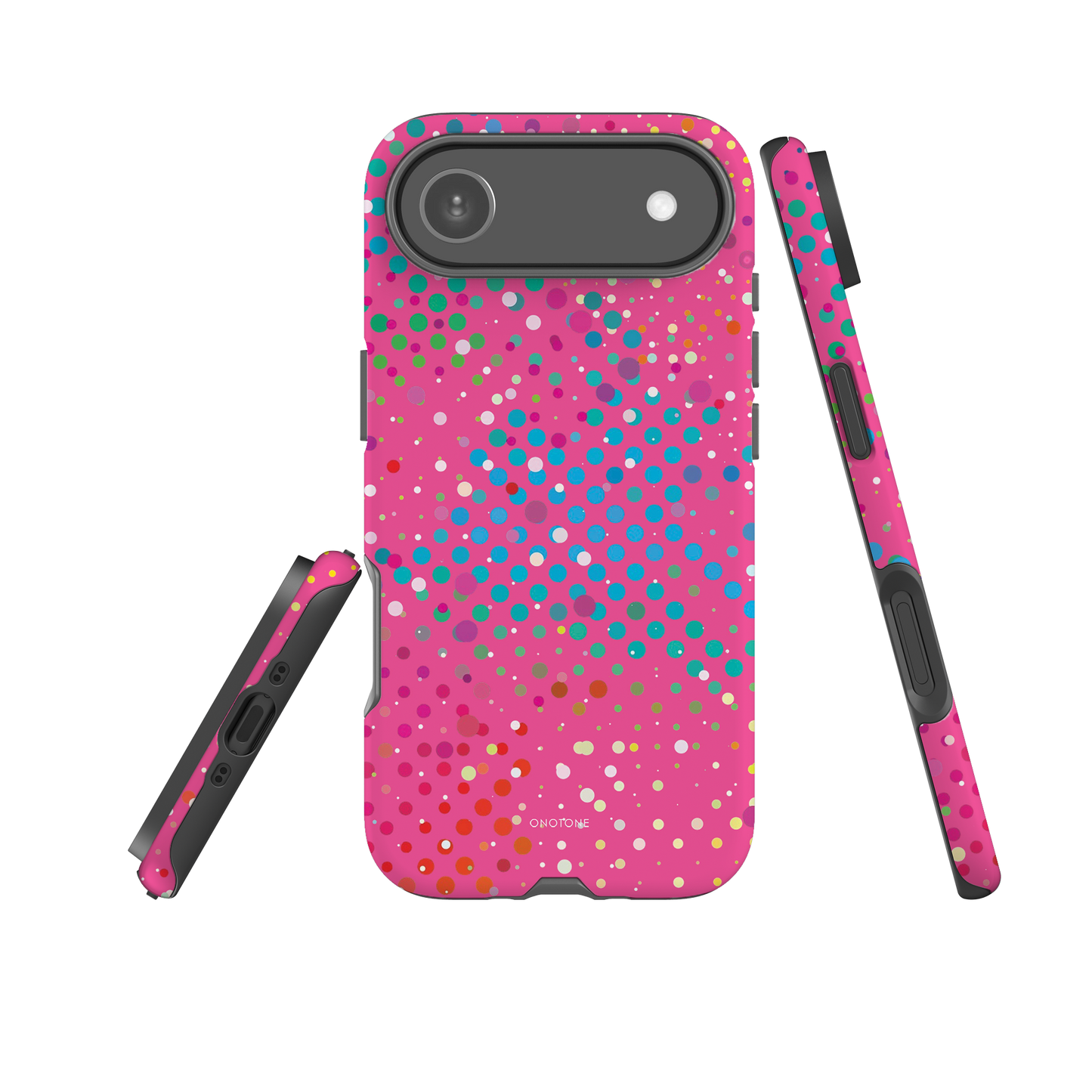 Cotton Candy Pink Polka Dot iPhone 17 Pro (MagSafe) Case