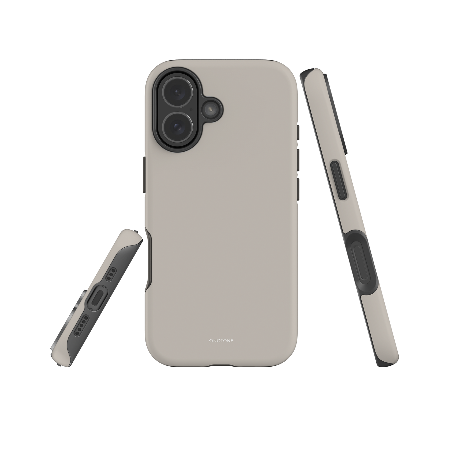 LIGHT GRAY MINIMALIST IPHONE® CASE - PANTONE® 400