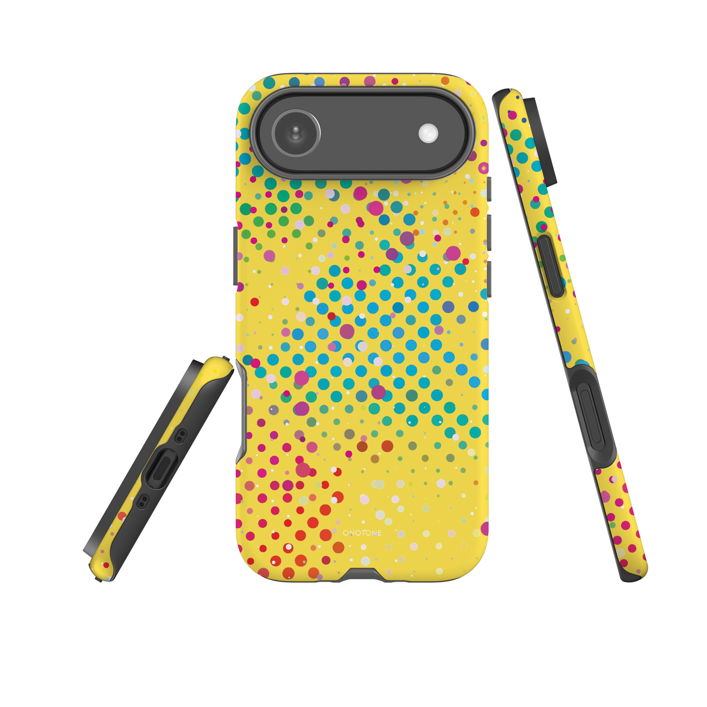 Yellow Polka Dot iPhone case (BD-113)