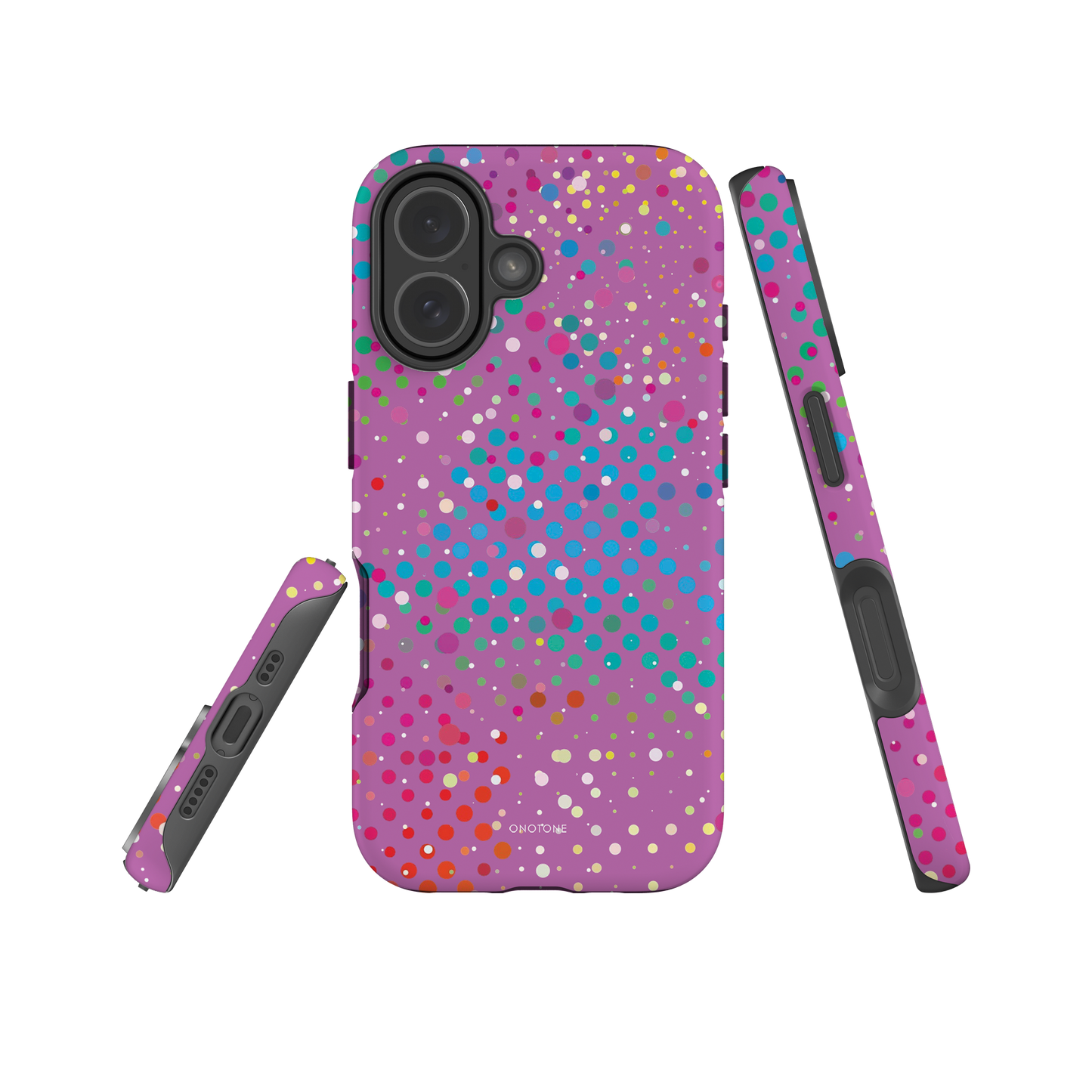 Yellow Polka Dot iPhone case (BD-252)
