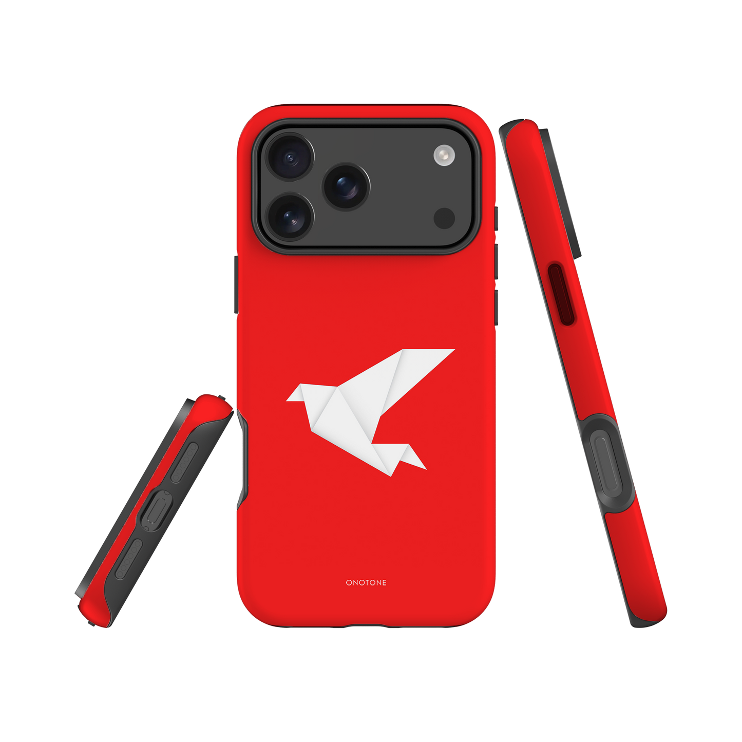 Dual Layer red modern iPhone® Case ( MD-1449)