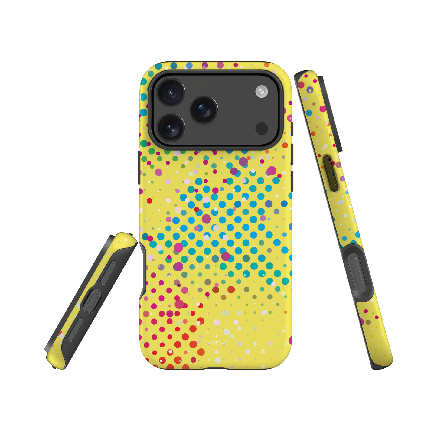 Yellow Polka Dot iPhone case (BD-100)