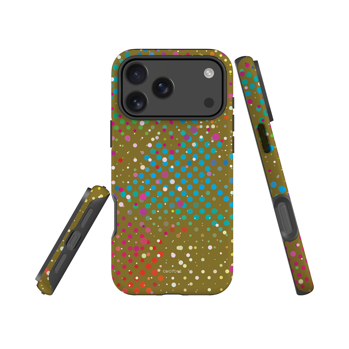 Yellow Polka Dot iPhone case (BD-119)