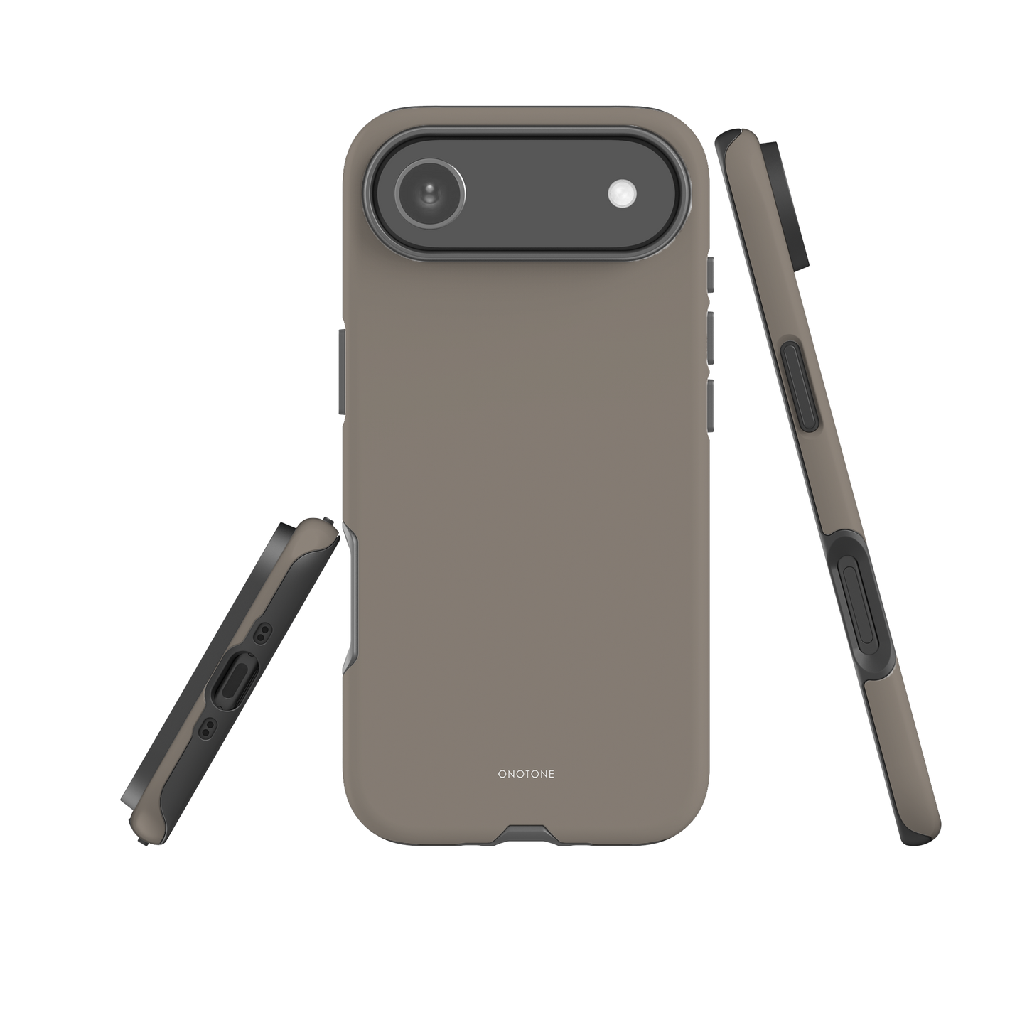 DARK GRAY MINIMALIST IPHONE® CASE - PANTONE® 403