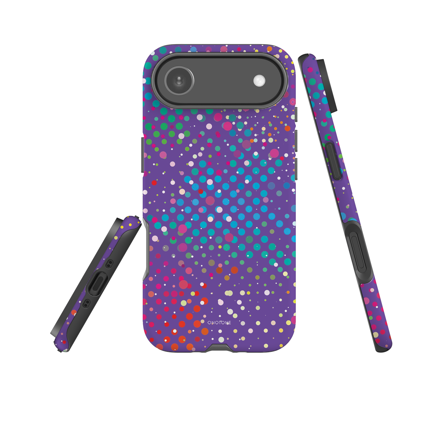 Indigo Purple Polka Dot iPhone 17 Pro (MagSafe) Case