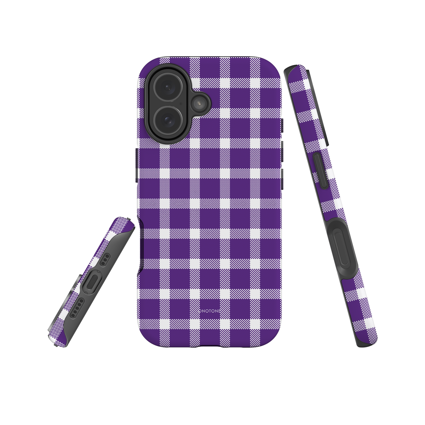 Yellow Plaid iPhone Case – Durable, Stylish & Shockproof Protection (BP-268)