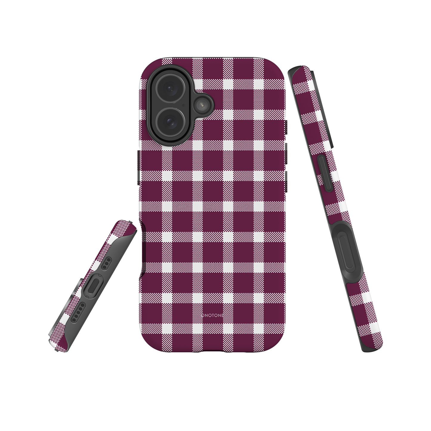 Yellow Plaid iPhone Case – Durable, Stylish & Shockproof Protection (BP-229)