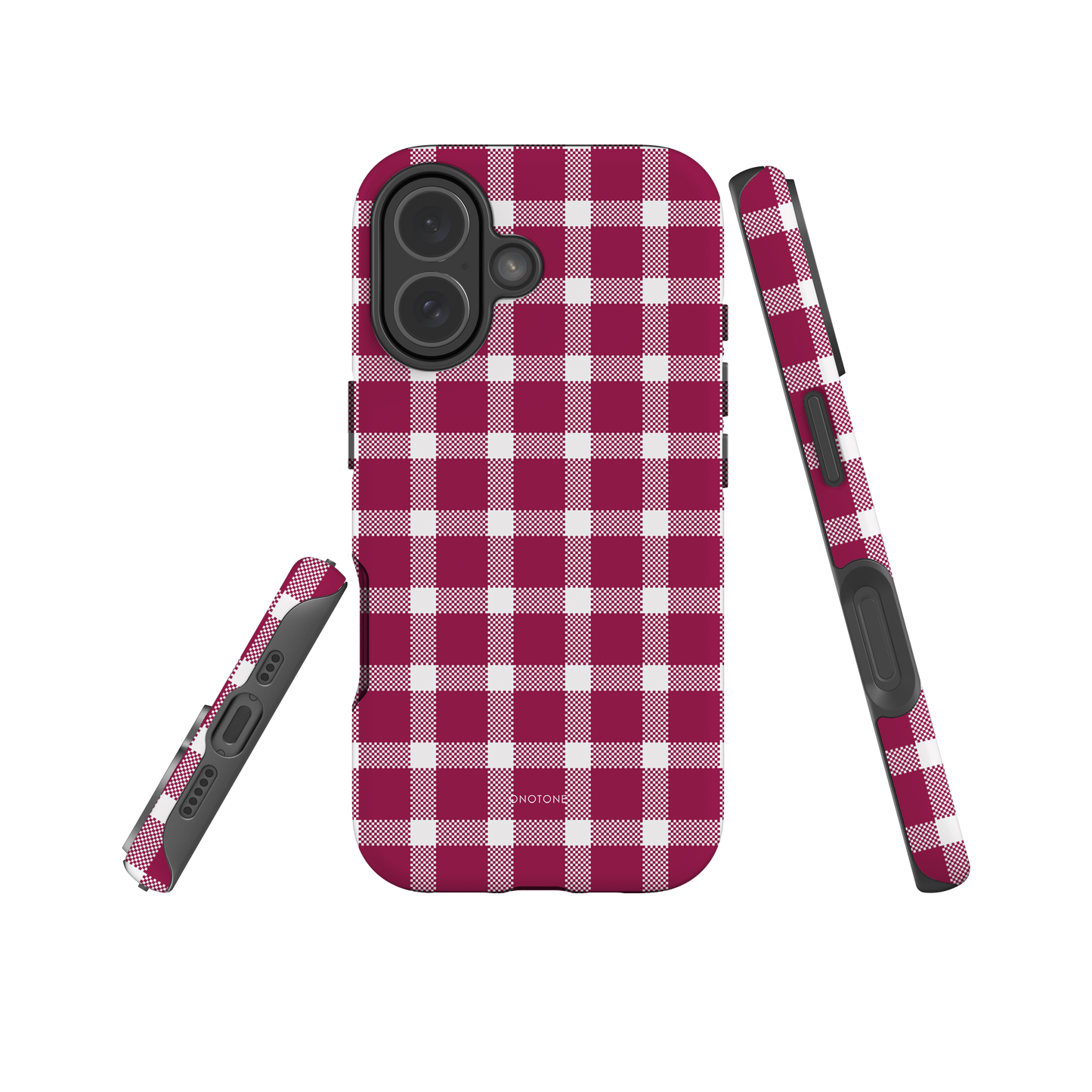 Yellow Plaid iPhone Case – Durable, Stylish & Shockproof Protection (BP-221)