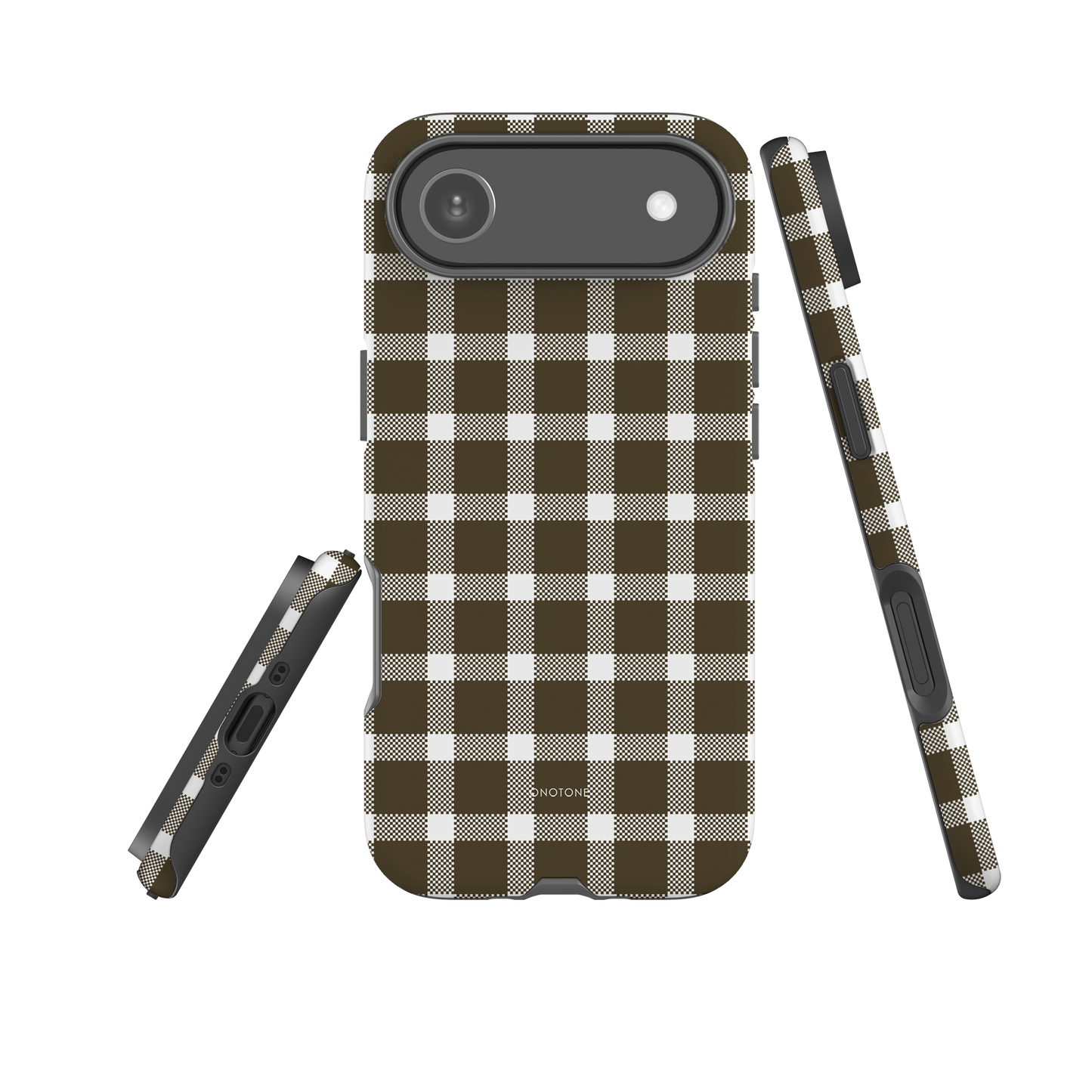 Yellow Plaid iPhone Case – Durable, Stylish & Shockproof Protection (BP-448)
