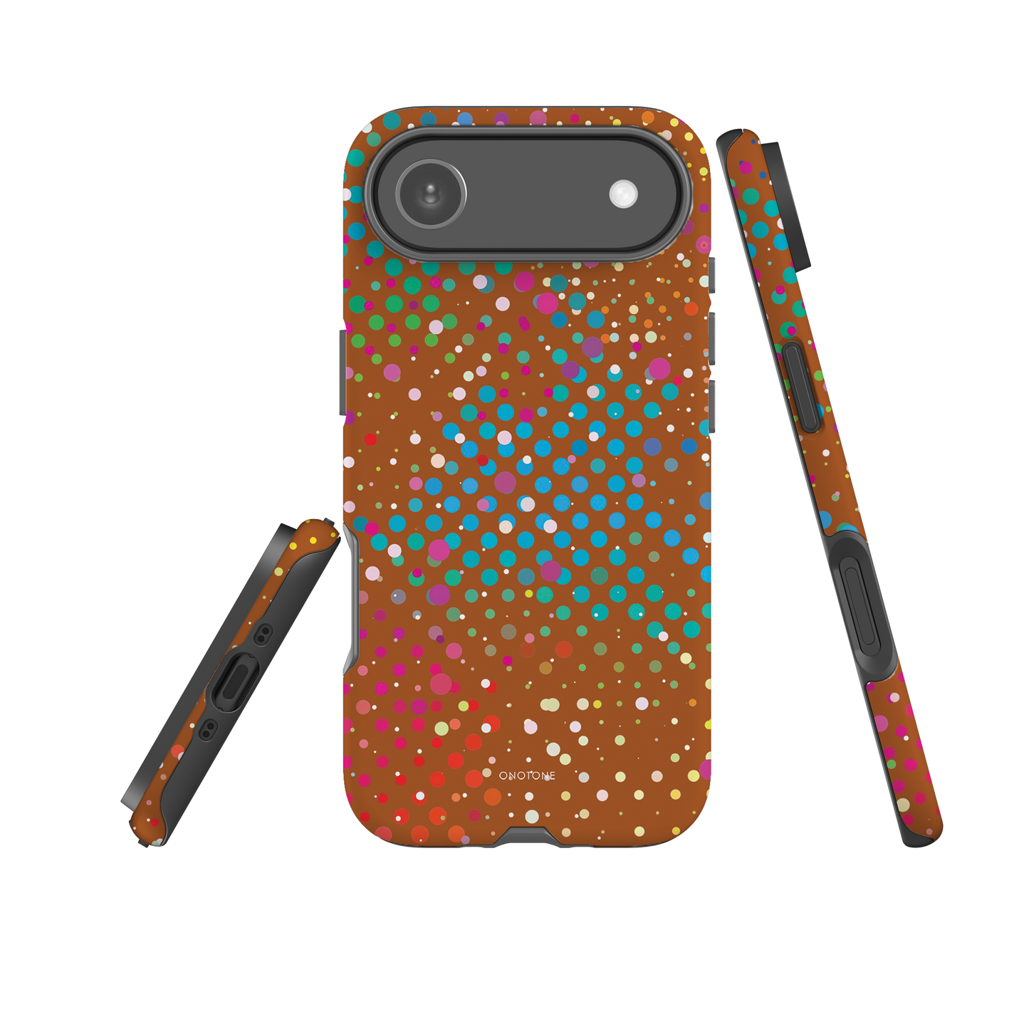 Brown Polka Dot iPhone 17 Pro (MagSafe) Case