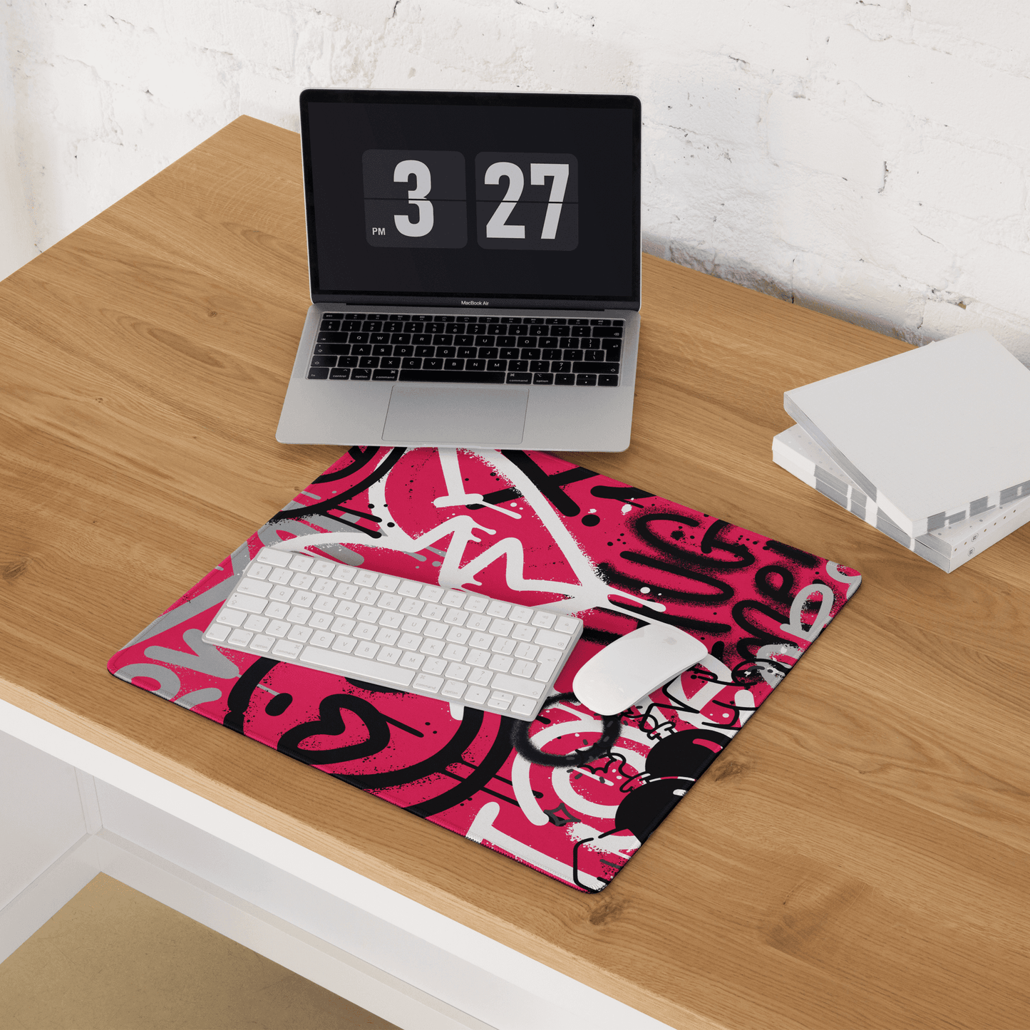 Red Graffiti Everyday Use & Gaming mouse pad