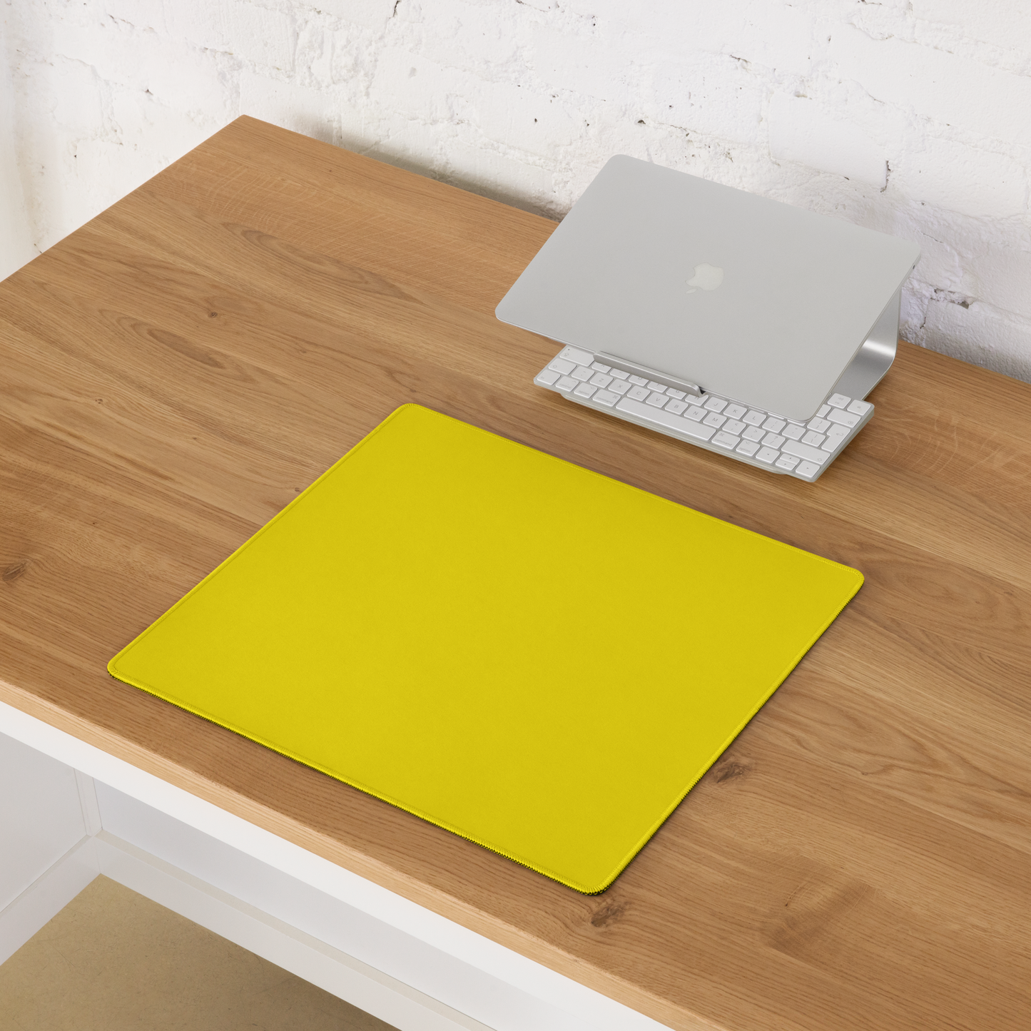 YELLOW neon desk pad on desk – ONOTONE
