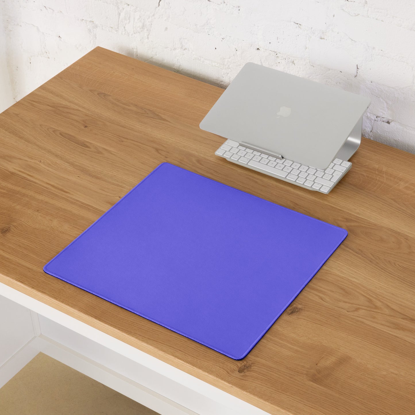 NEON IRIS BLUE DESK PAD