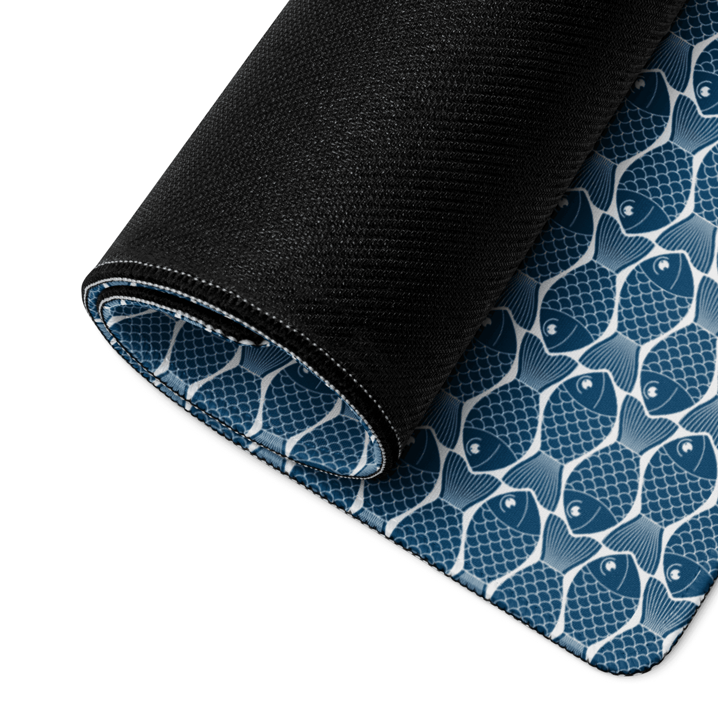 indigo Japanese desk pad with elegant minimalist design