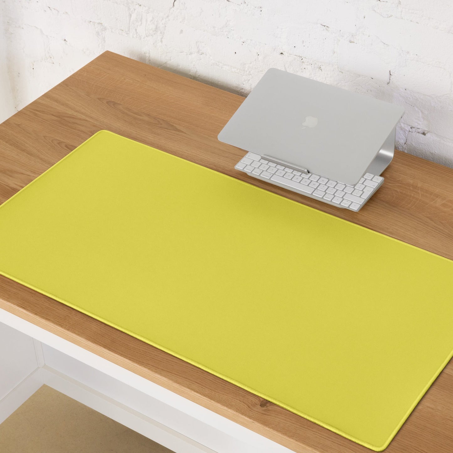 CORN YELLOW neon desk pad on desk – ONOTONE