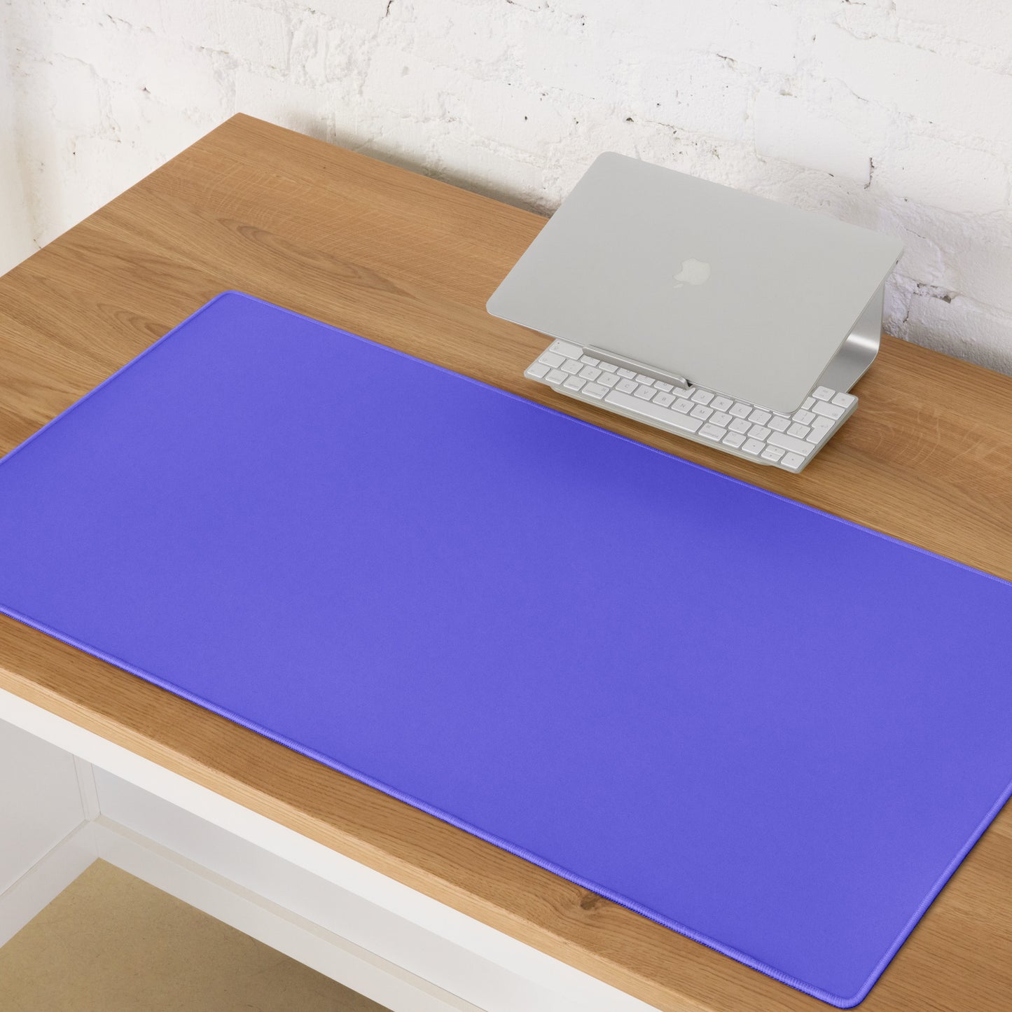 NEON IRIS BLUE DESK PAD