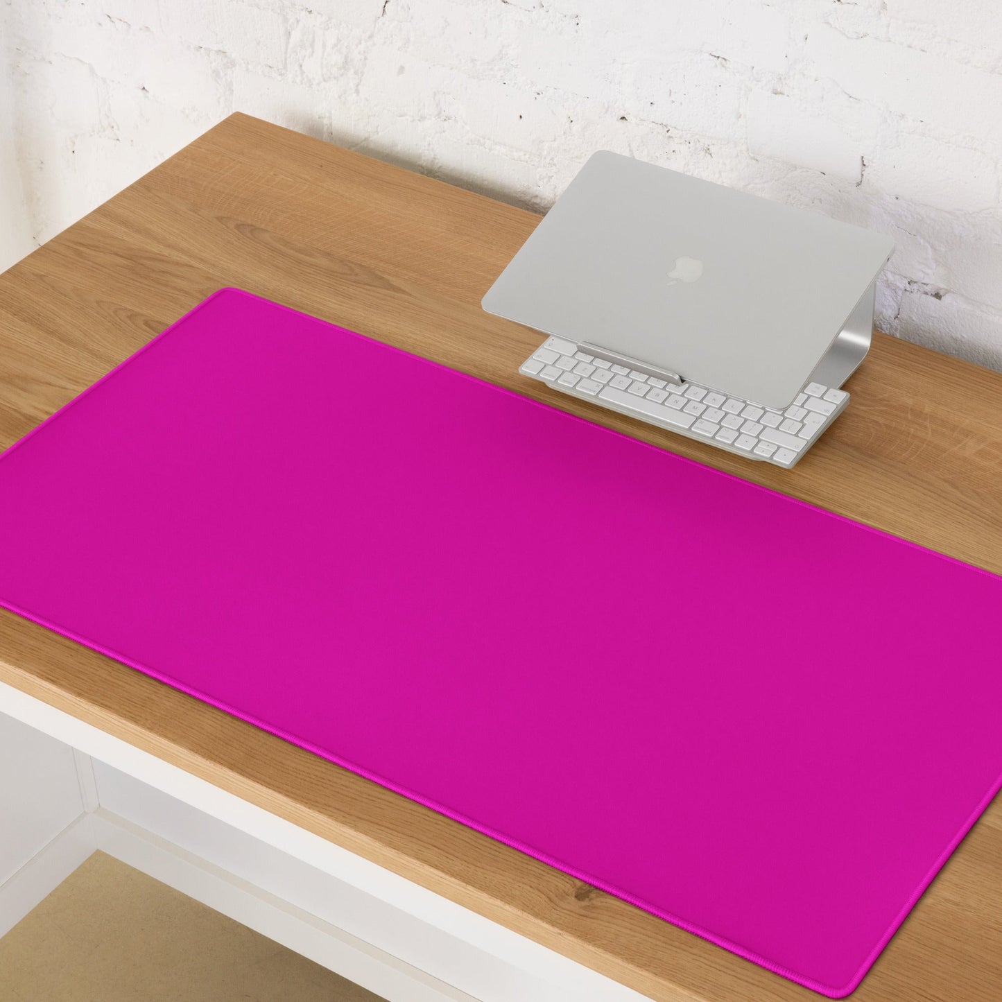 HOT PINK neon desk pad on desk – ONOTONE