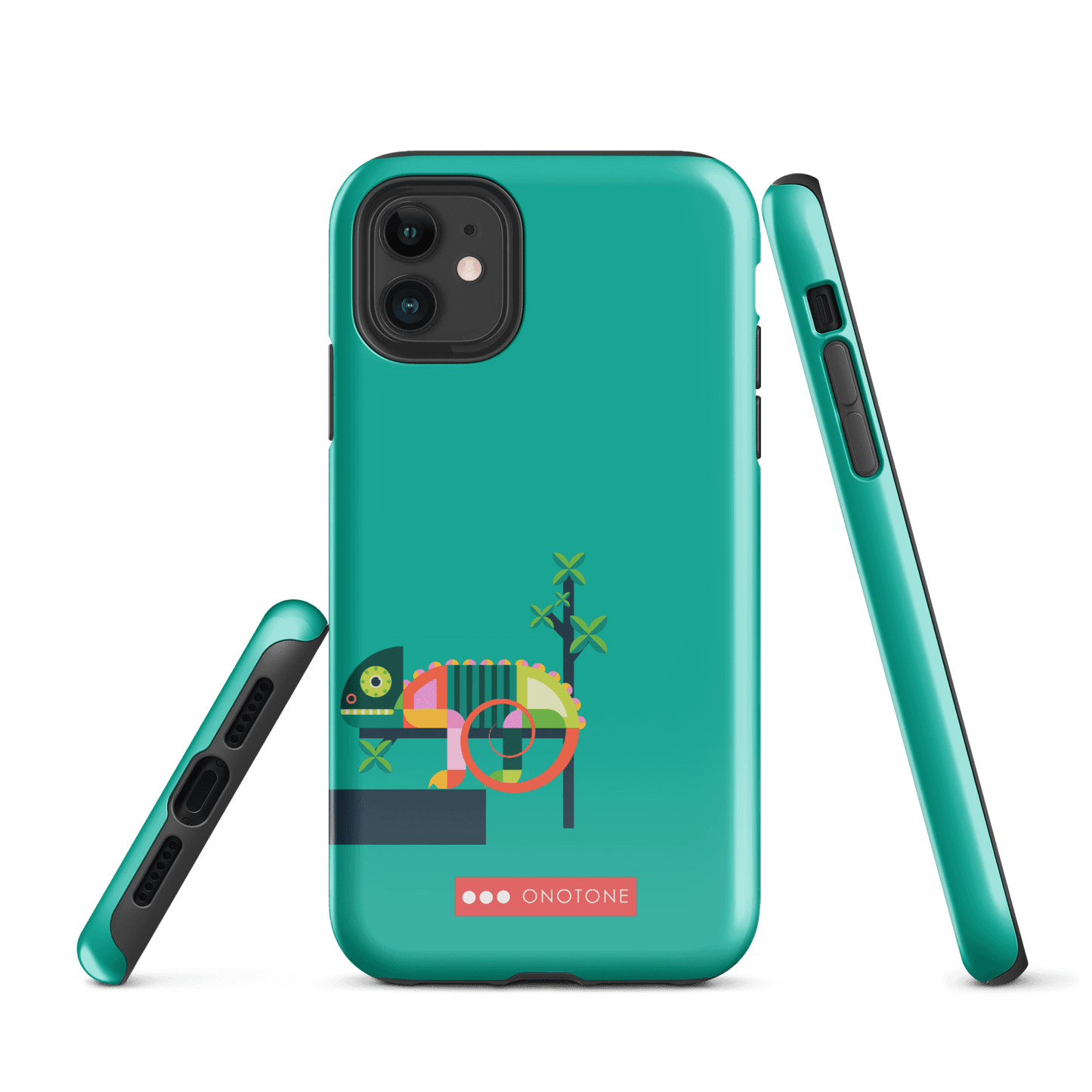 Dual Layer green modern iPhone® Case ( MD-2569)