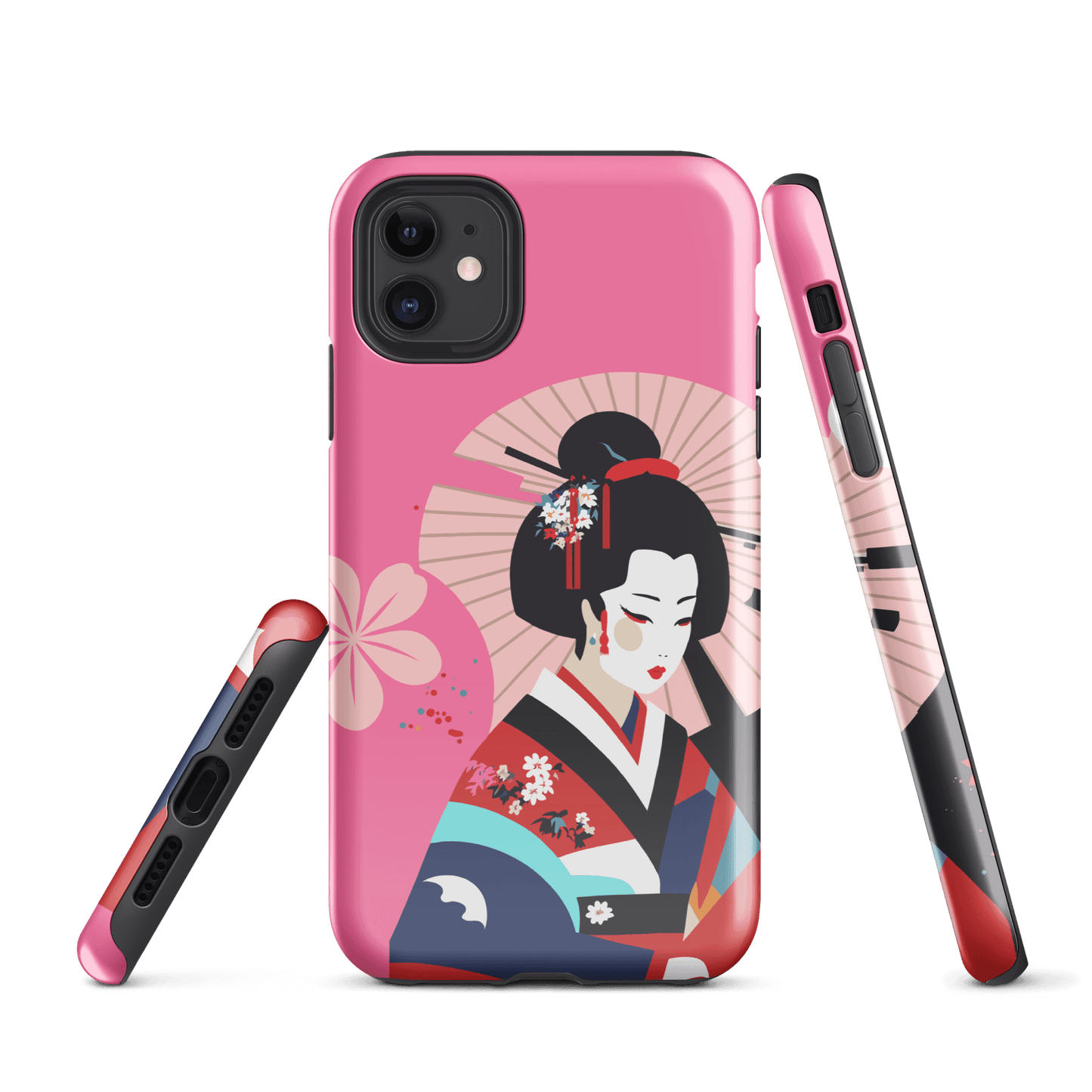 Dual Layer geisha modern iPhone® Case ( MD-2121)