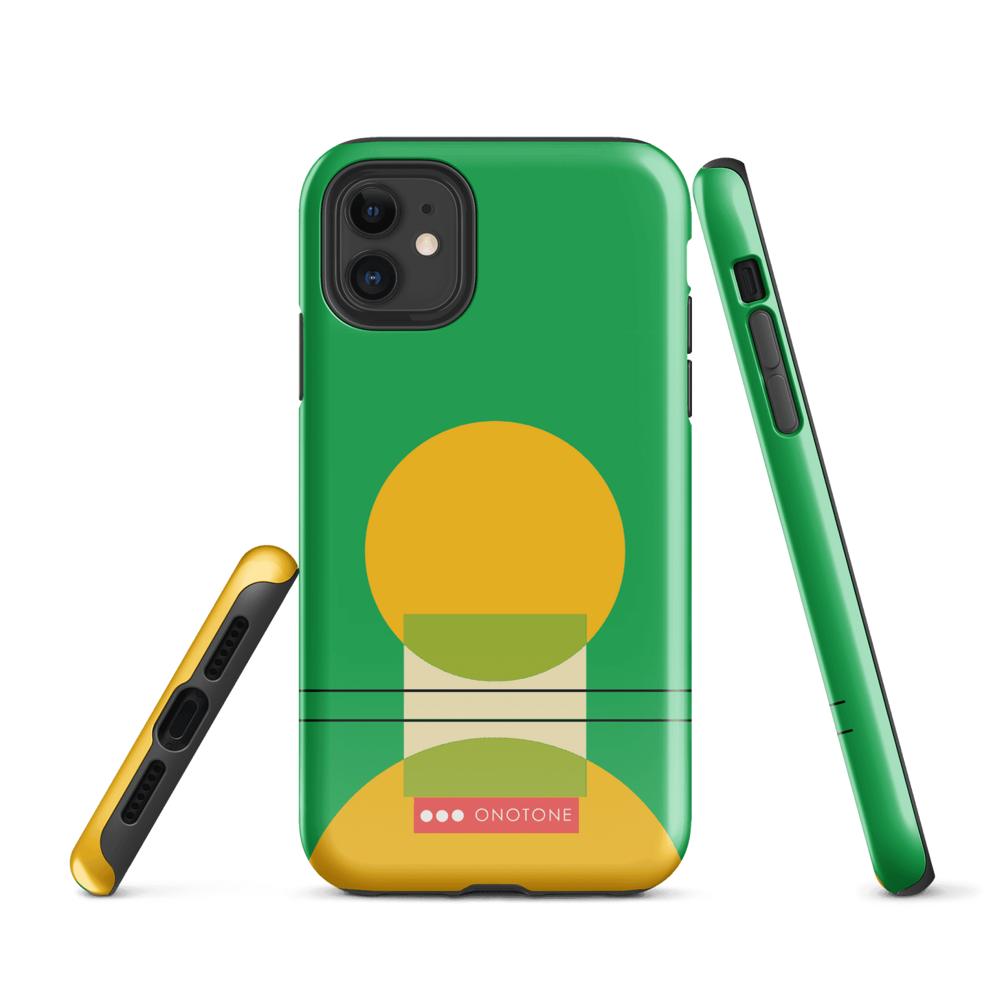 Dual Layer green modern iPhone® Case ( MD-2065)
