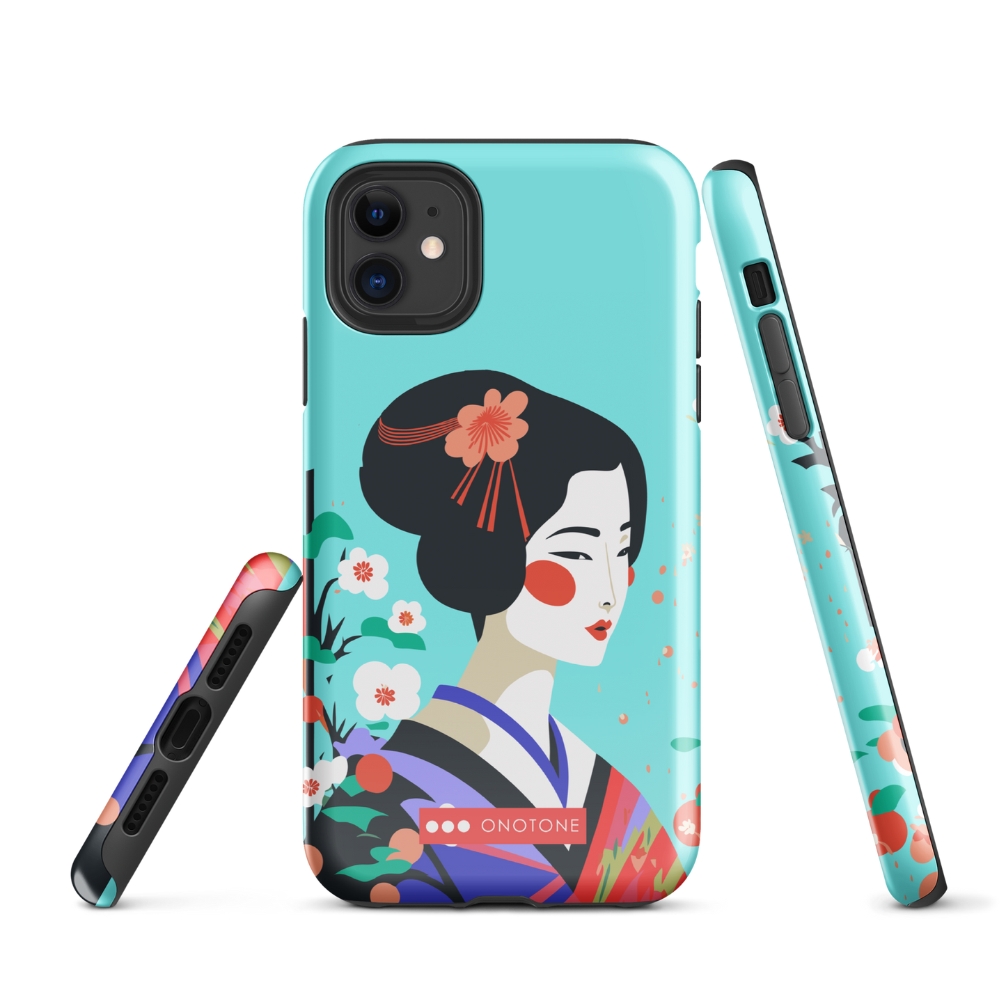 Dual Layer geisha modern iPhone® Case