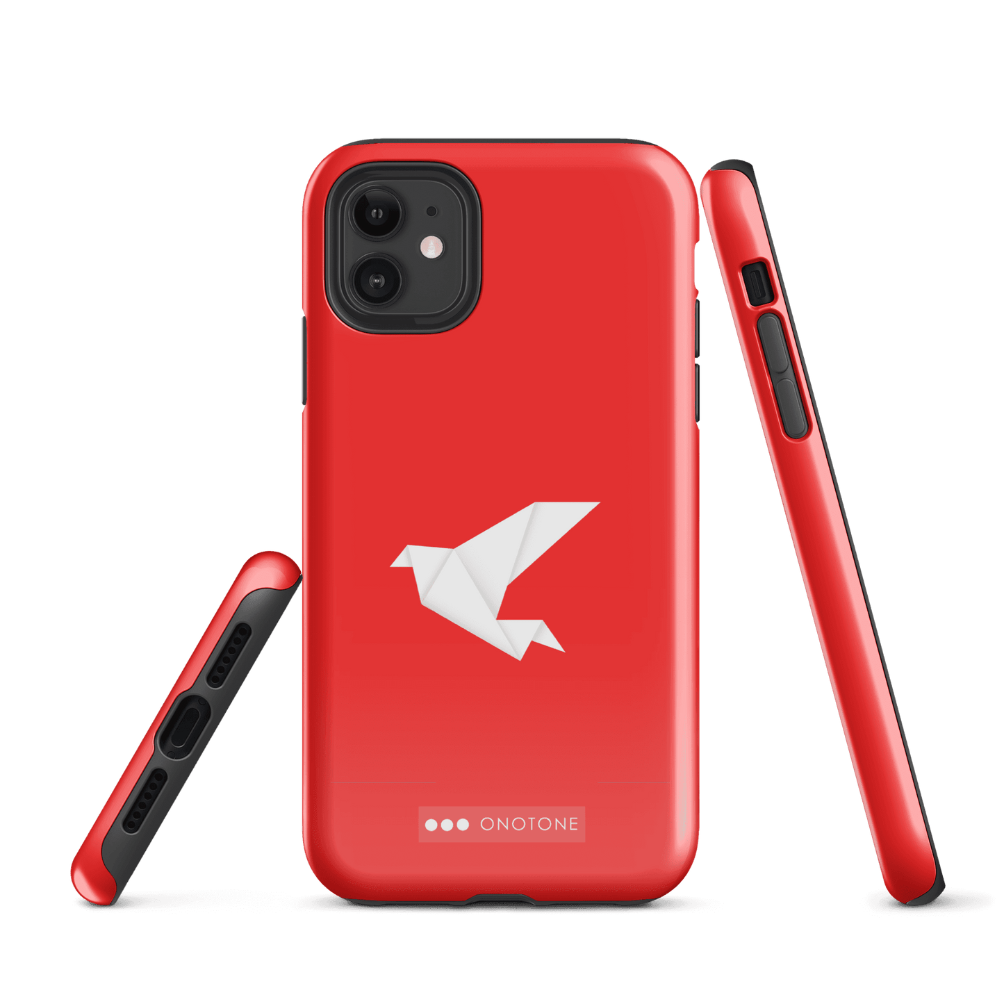 Dual Layer red modern iPhone® Case ( MD-1449)