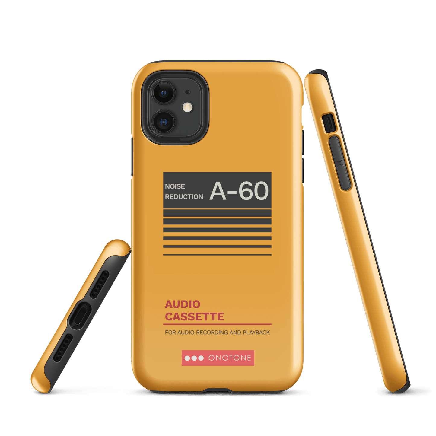 Dual Layer audio casette modern iPhone® Case ( MD-1225)