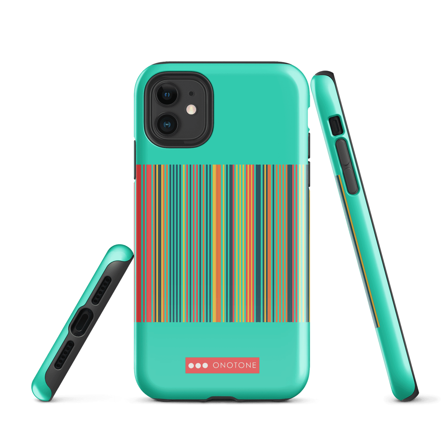 Dual Layer green modern iPhone® Case ( MD-1169)
