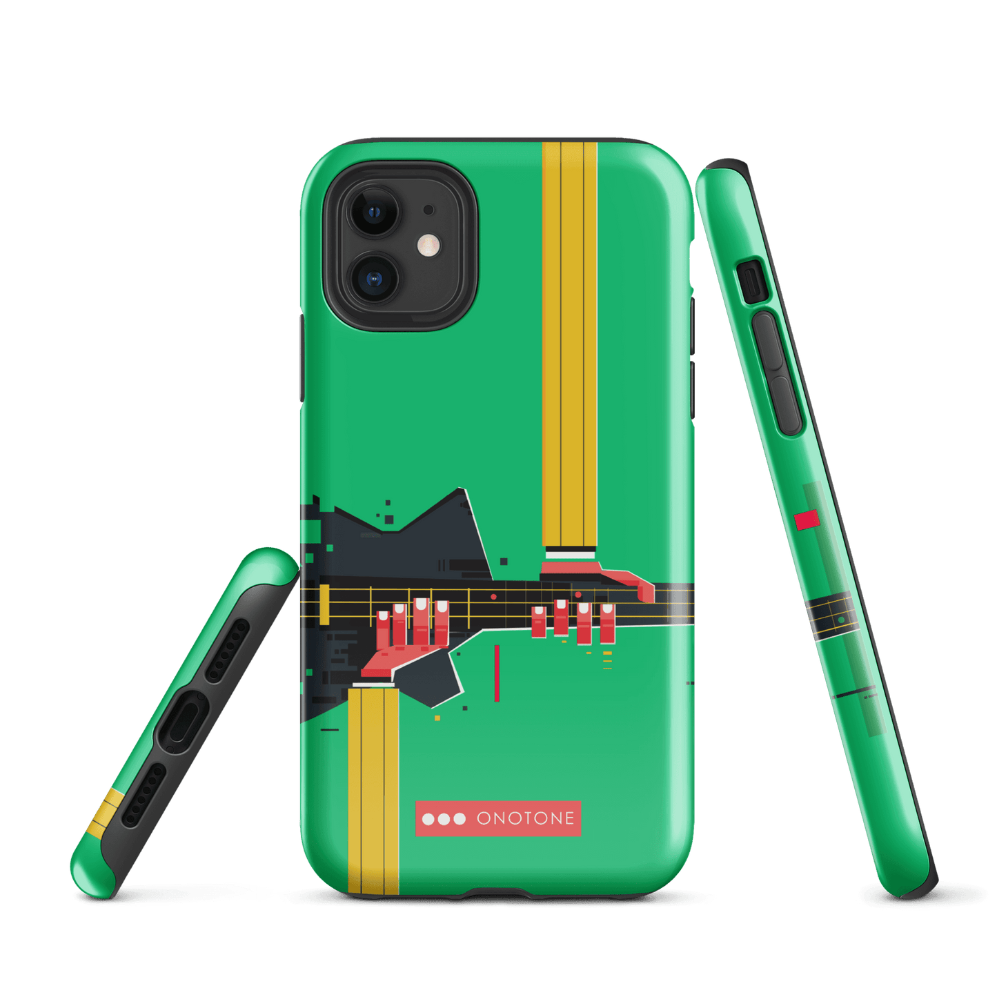 Dual Layer green modern iPhone® Case ( MD-1057)