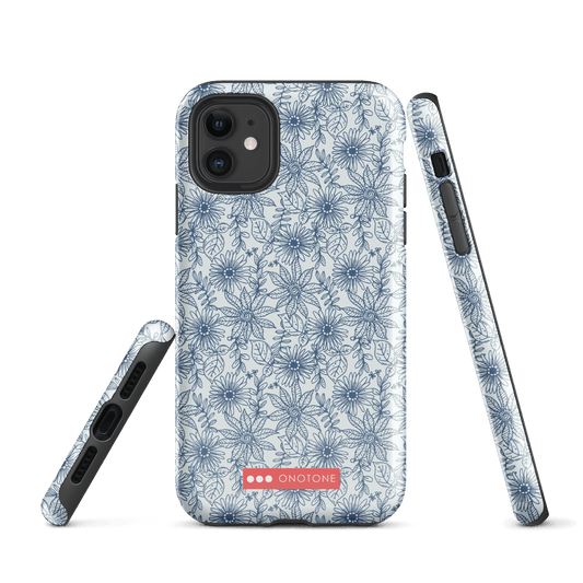 Japanese design indigo iPhone® Case  (IND-041)