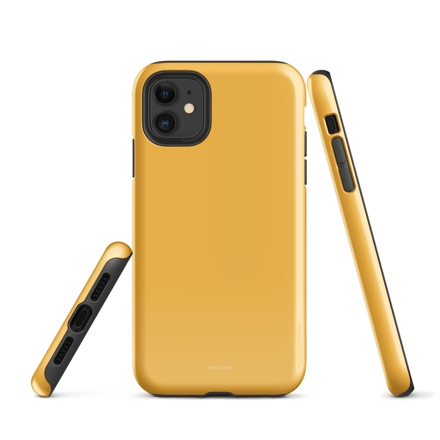 Dual Layer yellow iPhone® Case - Pantone® 136
