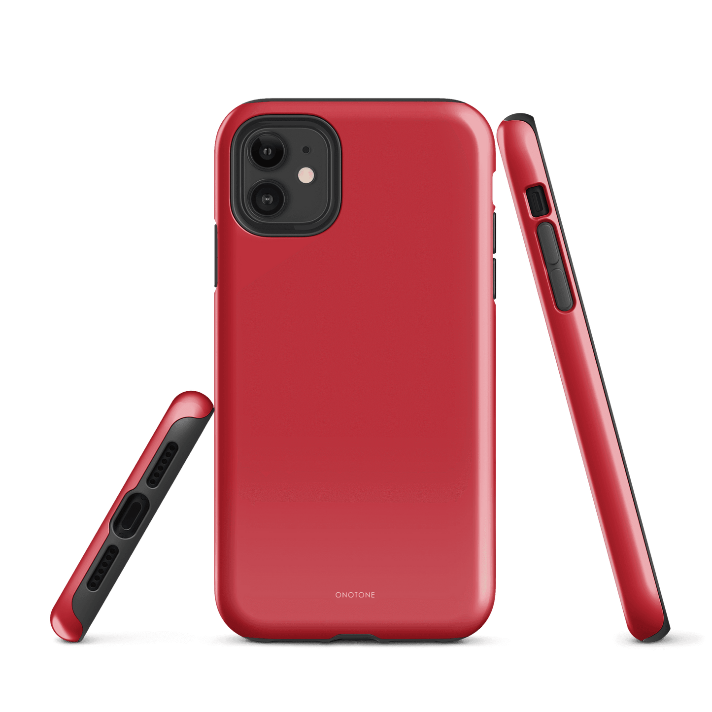 Solid Color red iPhone® Case - Pantone® 186