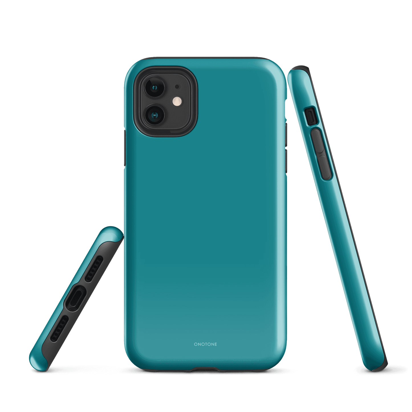 Solid Color teal iPhone® Case - Pantone® 321