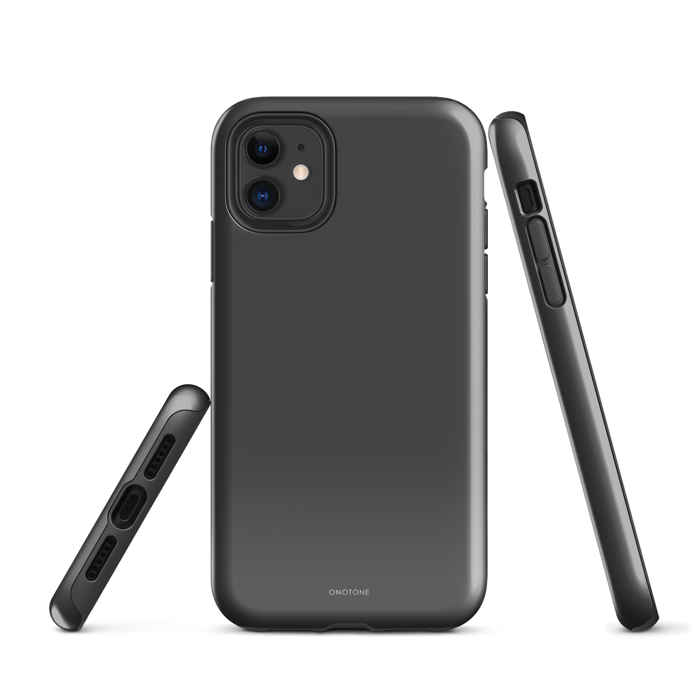 GRAY MINIMALIST IPHONE® CASE - PANTONE® 447