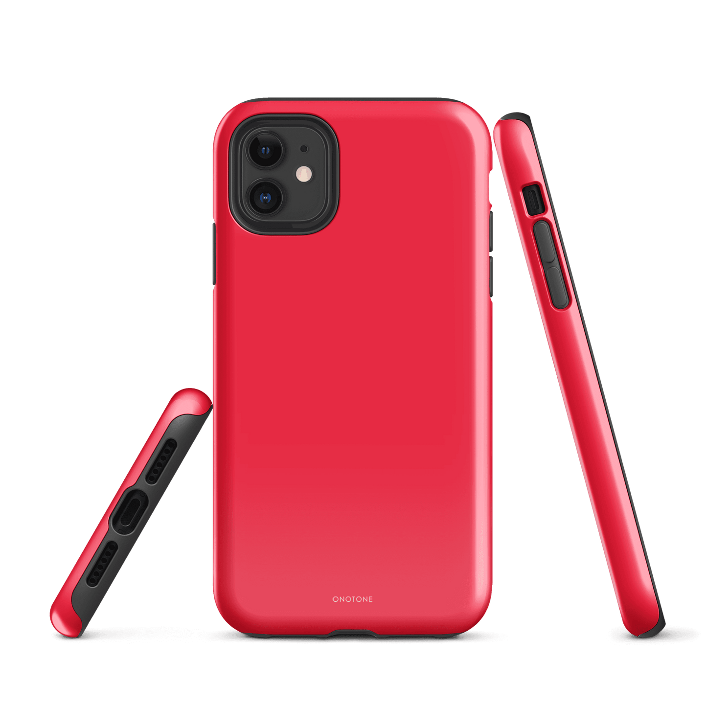 Neon Red iPhone Case