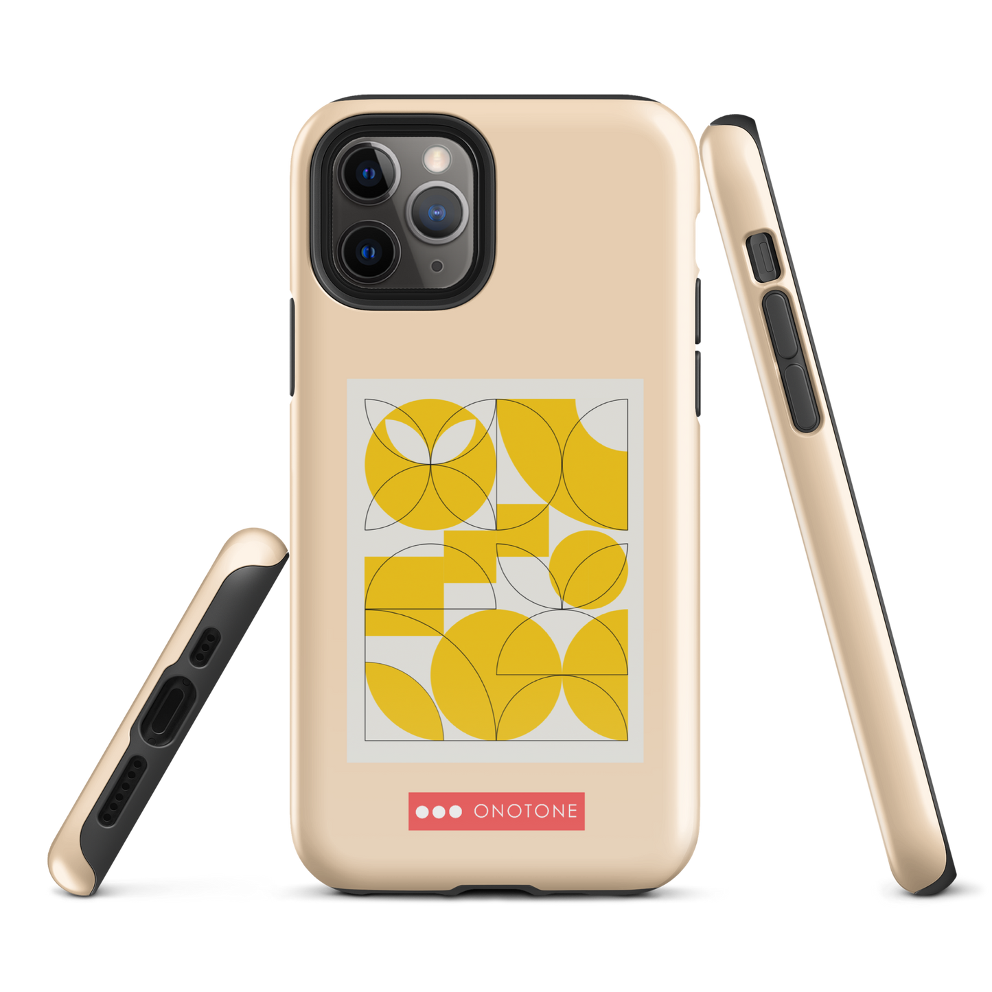 Dual Layer Bauhaus modern iPhone® Case