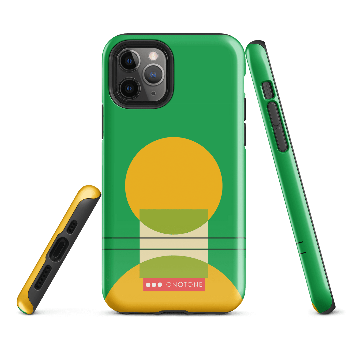 Dual Layer green modern iPhone® Case ( MD-2065)