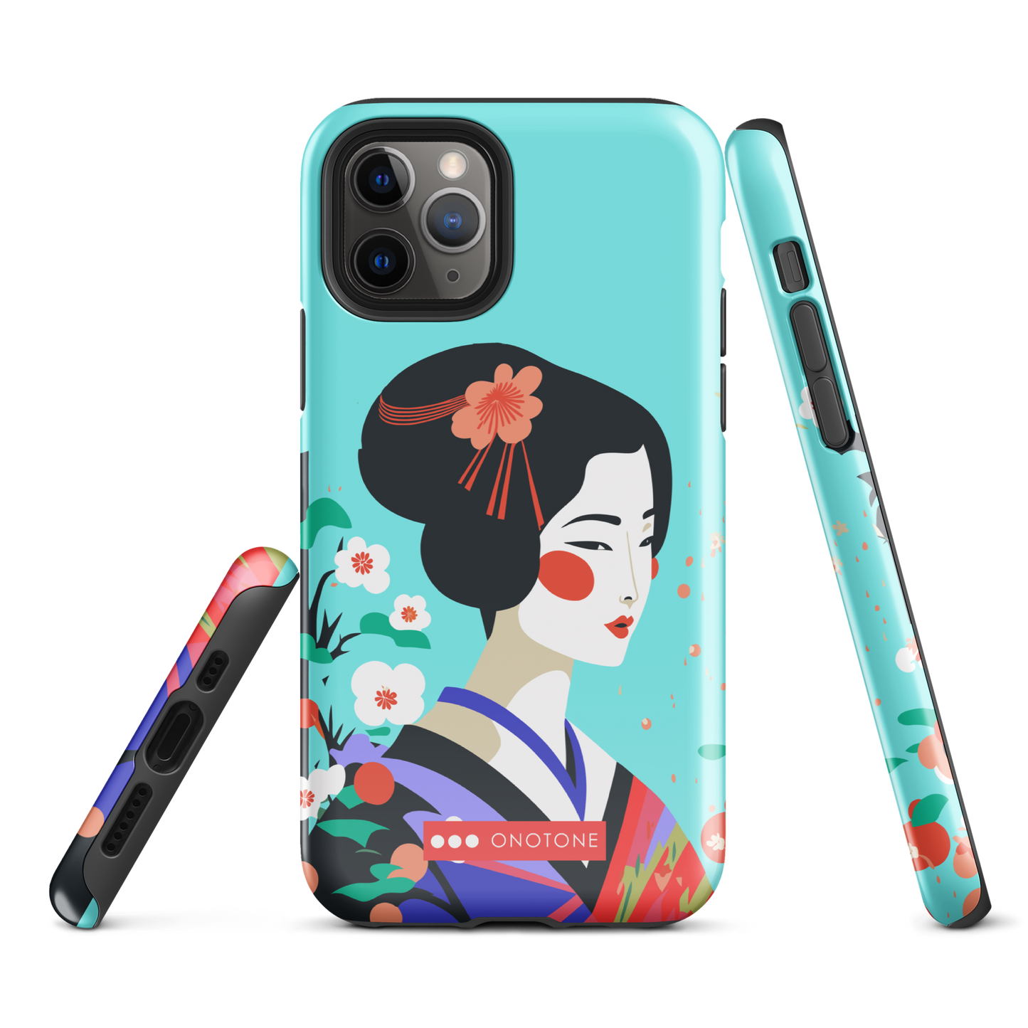 Dual Layer geisha modern iPhone® Case