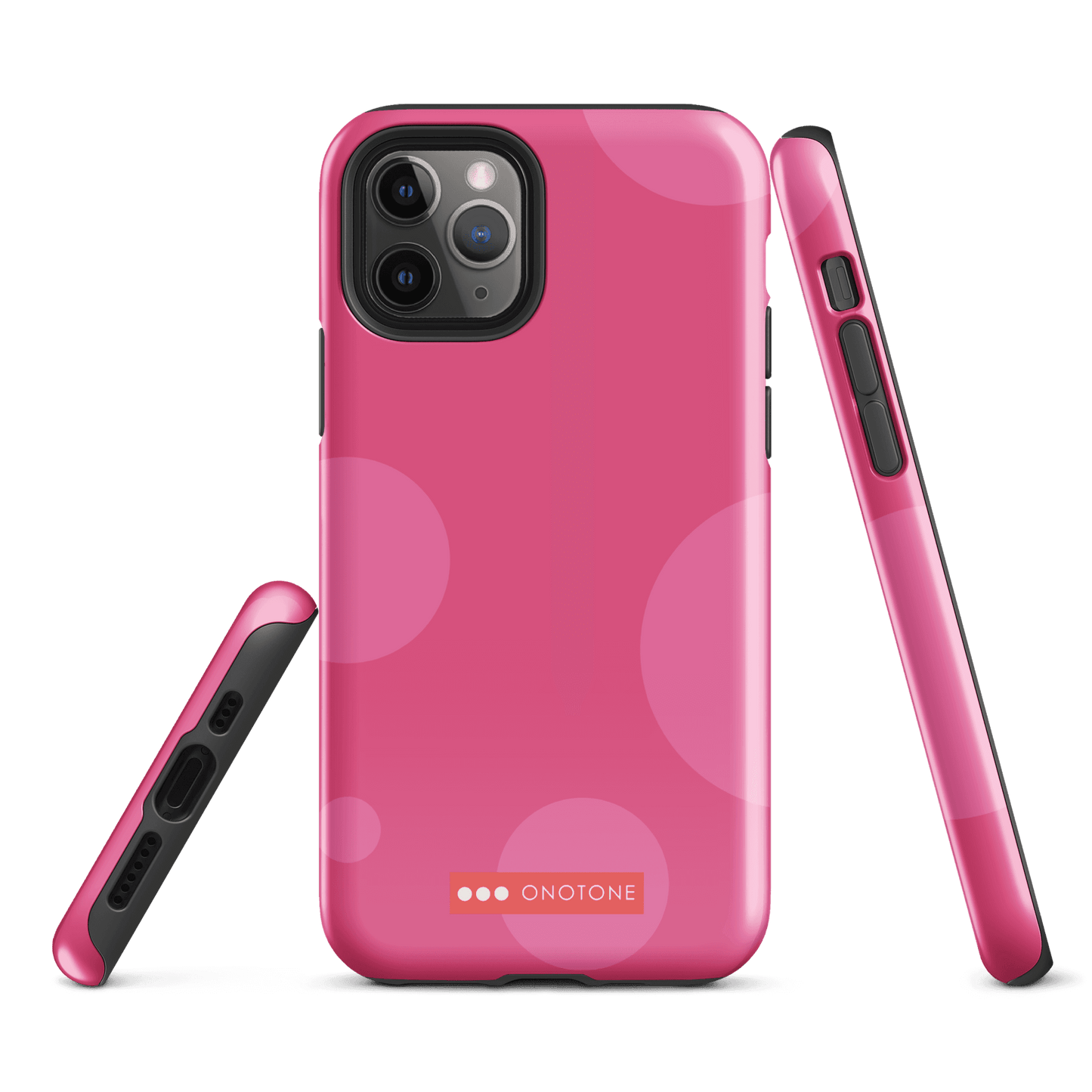 Dual Layer pink modern iPhone® Case ( MD-1729)