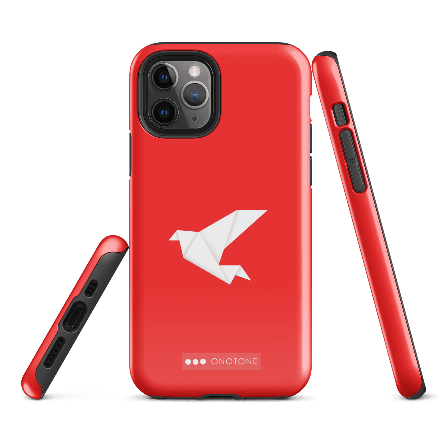 Dual Layer red modern iPhone® Case ( MD-1449)