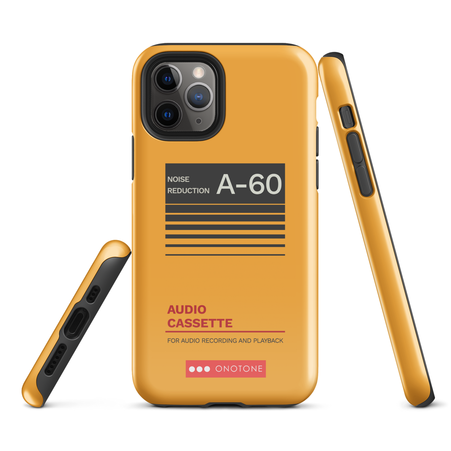 Dual Layer audio casette modern iPhone® Case