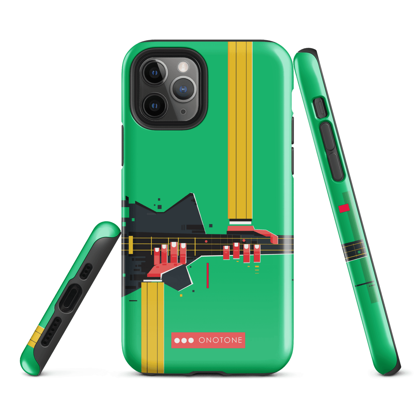 Dual Layer green modern iPhone® Case ( MD-1057)