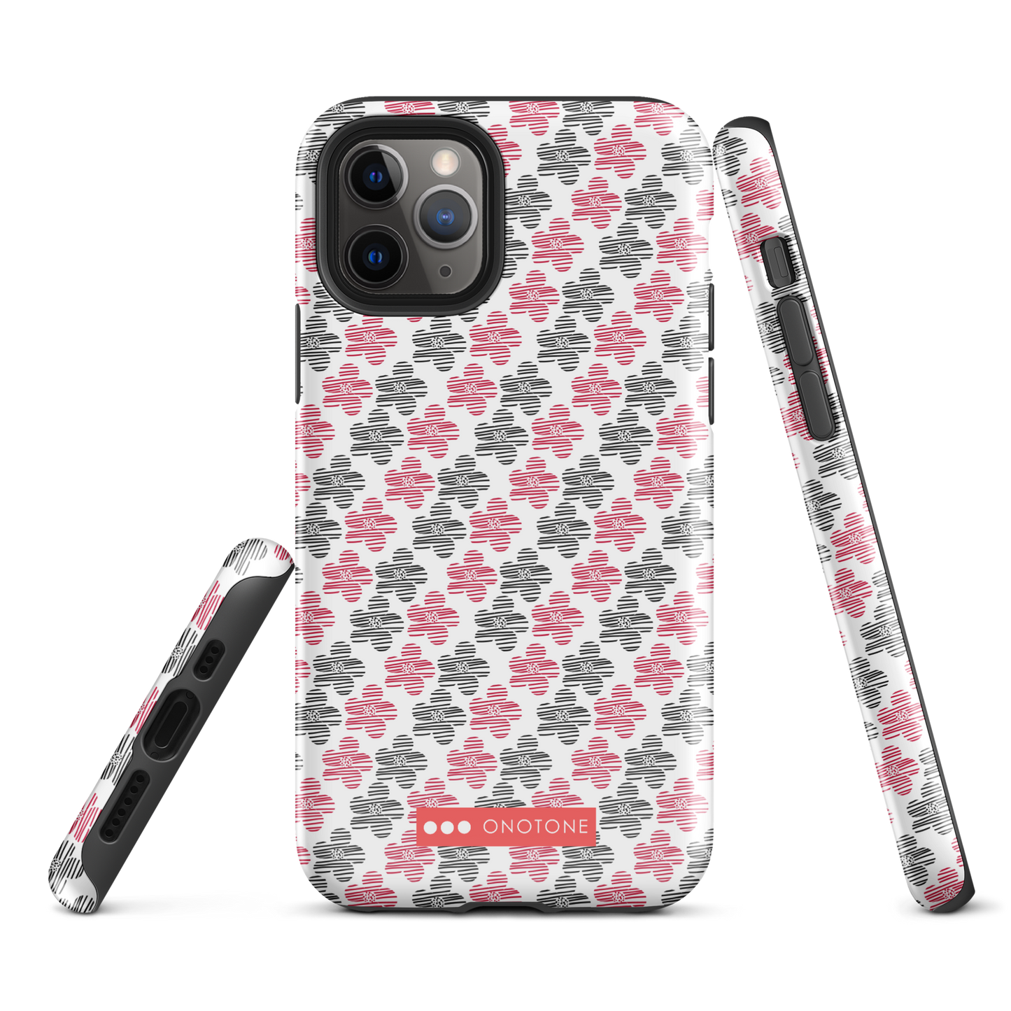 Japanese design indigo iPhone® Case with sakura