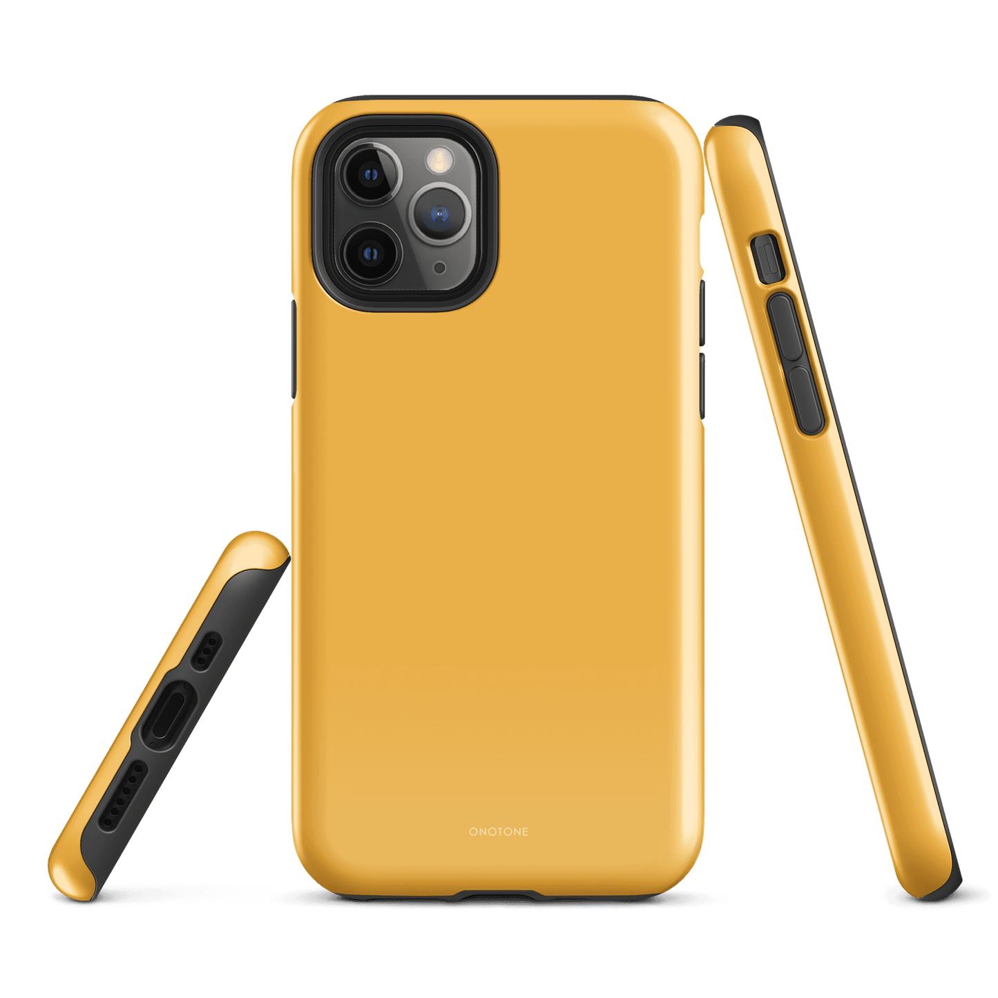 Dual Layer yellow iPhone® Case - Pantone® 136