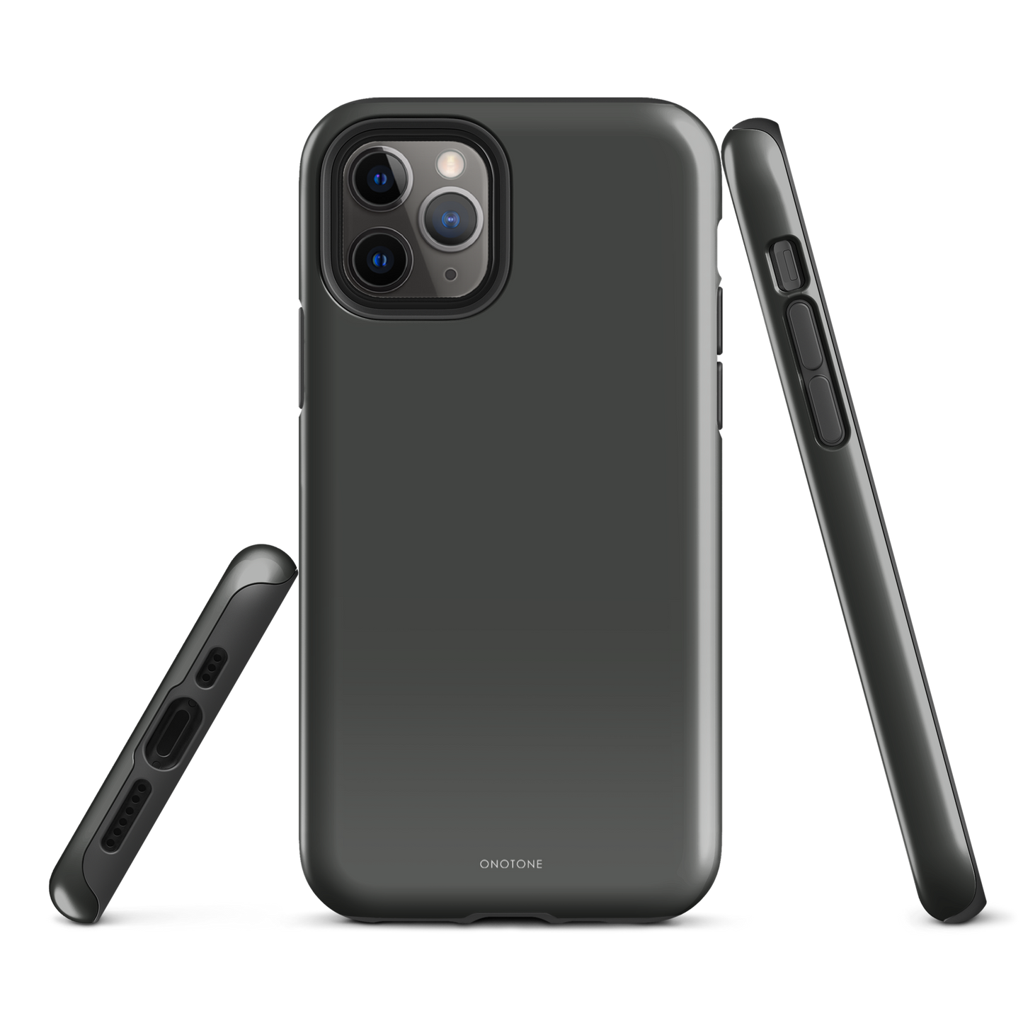 GRAY MINIMALIST IPHONE® CASE - PANTONE® 447