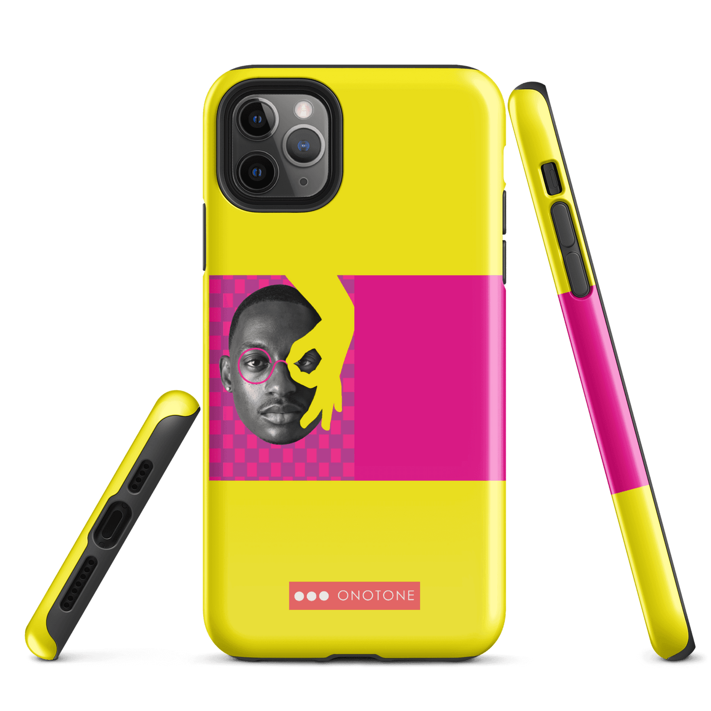 Dual Layer yellow modern iPhone® Case ( MD-3913)